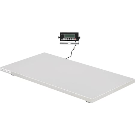 Global Industrial Stainless Steel Veterinary Scale, 1,000 Lb Capacity, 42inL x 21-21/32inW 412581